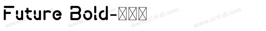 Future Bold字体转换